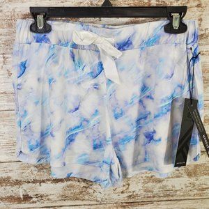 Kyodan white Blue Tie-Dye Ultra Soft Sleep Short